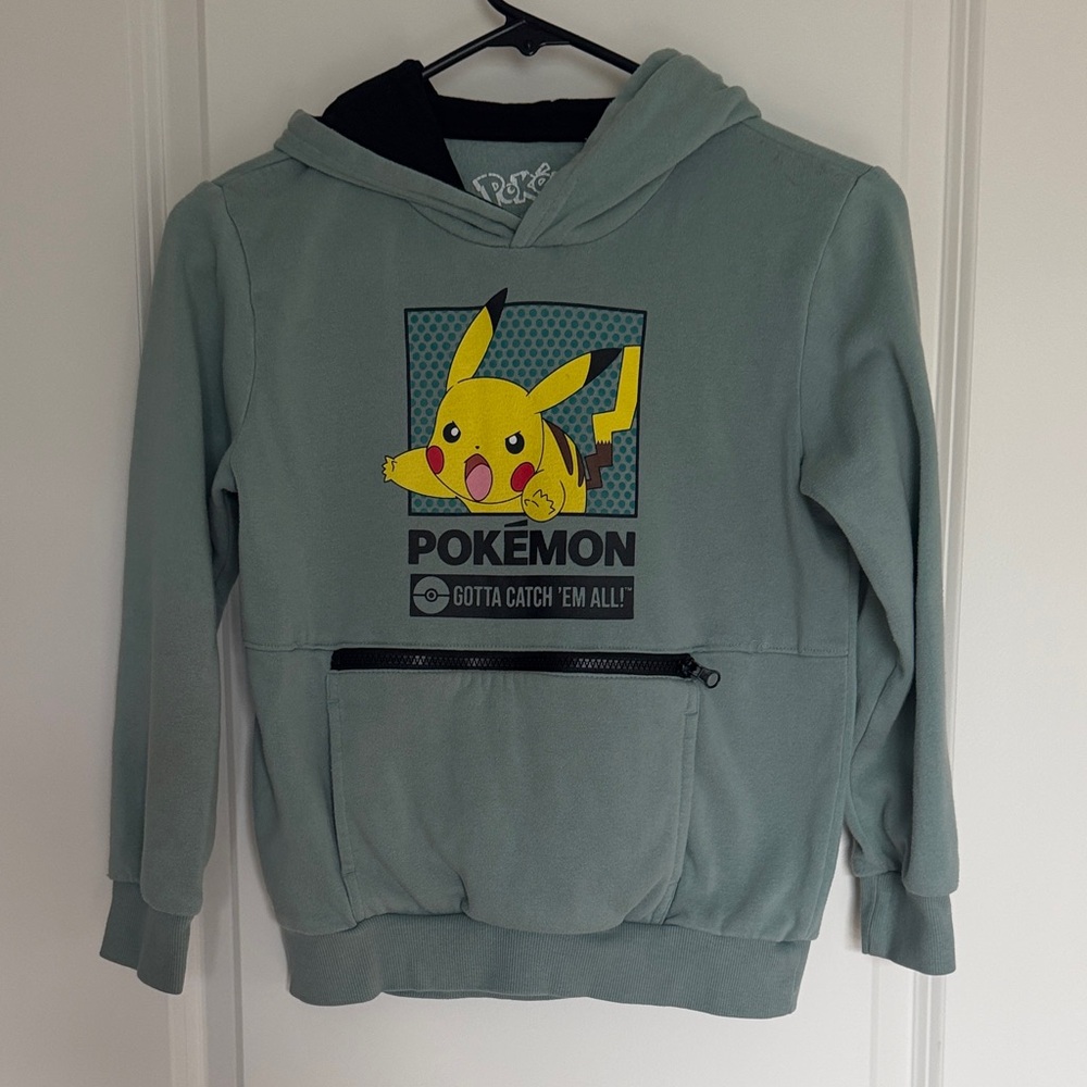 Pokemon Kids Hoodie - Green